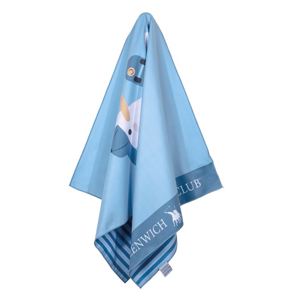 Παιδική Πετσέτα Θαλάσσης Microfiber 2 Όψεων (70x140) Greenwich Polo Club Junior 4177