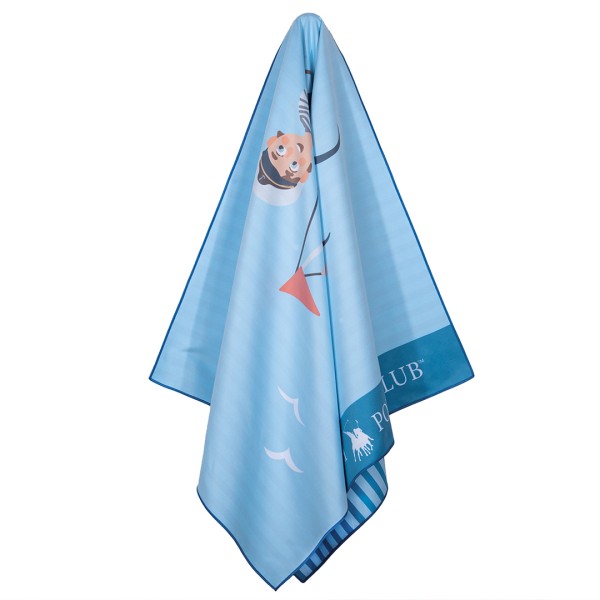 Παιδική Πετσέτα Θαλάσσης Microfiber 2 Όψεων (70x140) Greenwich Polo Club Junior 4178