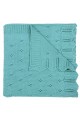 Κουβέρτα πλεκτή αγκαλιάς Liolios home Bunny Toy Aqua