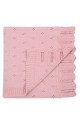 Κουβέρτα πλεκτή αγκαλιάς Liolios home Bunny Toy Pink