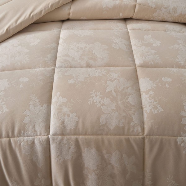 Πάπλωμα-Κουβερτοπάπλωμα Βελούδινο Υπέρδιπλο 220x240 Cordelia Cream