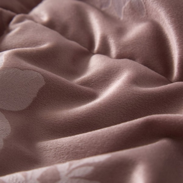 Πάπλωμα-Κουβερτοπάπλωμα Βελούδινο Υπέρδιπλο 220x240 Cordelia Amethyst