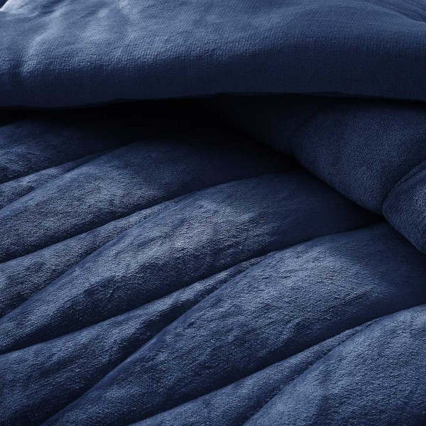 Κουβερτοπάπλωμα Υπέρδιπλο (220x240) Liolios Home Doha Navy 