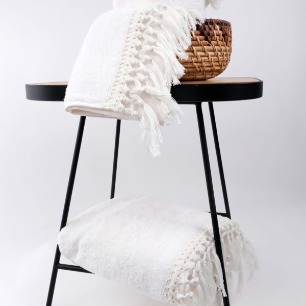 Πετσέτες μπάνιου 3 τμχ Liolios Home Duna Cream