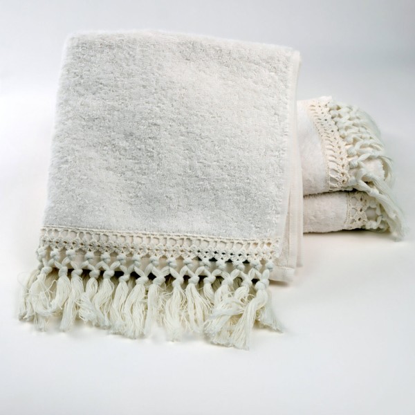 Πετσέτες μπάνιου 3 τμχ Liolios Home Duna Cream