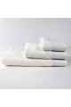 Πετσέτες μπάνιου 3 τμχ Liolios Home Fisto White