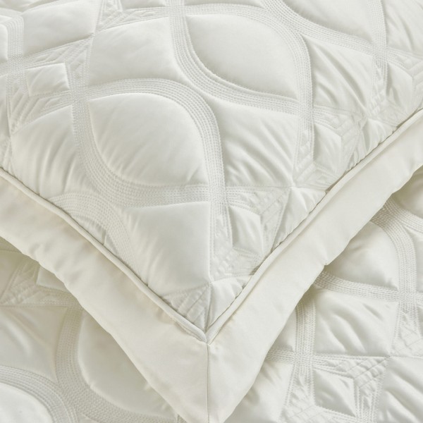 Κουβερλί King Size (Σετ 250x240) Liolios Home Monte Carlo Ivory