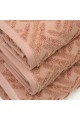 Πετσέτες μπάνιου 3 τμχ Liolios Home Milano Dusty Rose Πετσέτες μπάνιου 3 τμχ Liolios Home Milano Dusty Rose