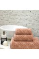 Πετσέτες μπάνιου 3 τμχ Liolios Home Milano Dusty Rose Πετσέτες μπάνιου 3 τμχ Liolios Home Milano Dusty Rose