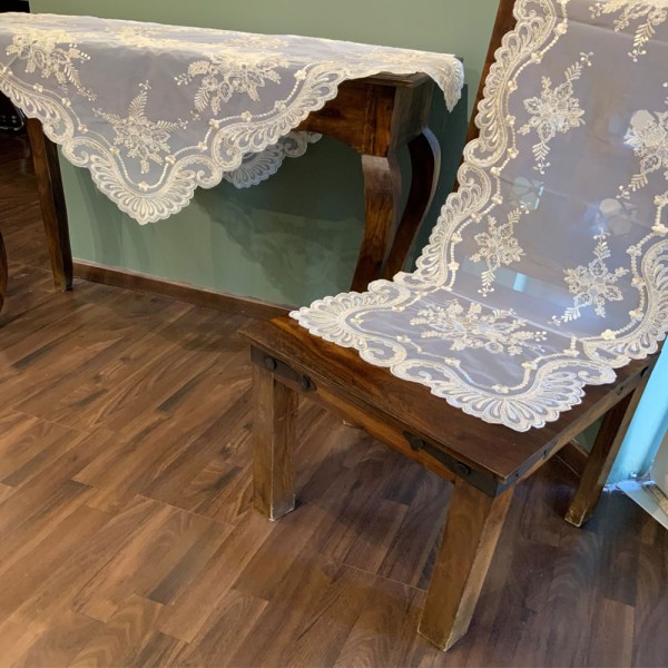 Σετ 5 τμχ ιβουάρ με δαντέλα Ν.31