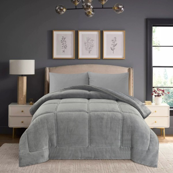 Κουβερτοπάπλωμα Ημίδιπλο (160x240) Liolios Home Napoli Grey