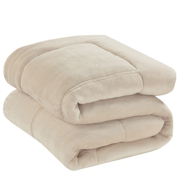 Κουβερτοπάπλωμα Υπέρδιπλο (220x240) Liolios Home Napoli Cream 