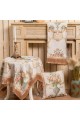 Τραπεζοκαρέ 140x140 Chenille Jacquard Liolios Home PLS-TB2210 Amphora