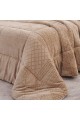 Κουβερτοπάπλωμα King Size 260x240 Liolios Home Prestige Coffee