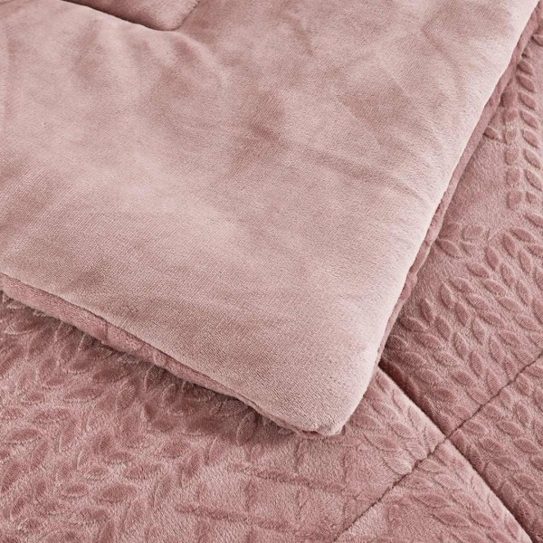 Κουβερτοπάπλωμα King Size 260x240 Liolios Home Prestige Pink