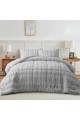 Κουβερτοπάπλωμα Γούνινο Rabbit Fur Υπέρδιπλο 220x240 Tokyo Lt Grey