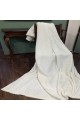 Κουβέρτα Βελουτέ Ημίδιπλη 160X220 ZIGZAG CREAM