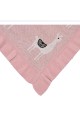 Κουβέρτα πλεκτή αγκαλιάς Liolios home Lama Toy Pink