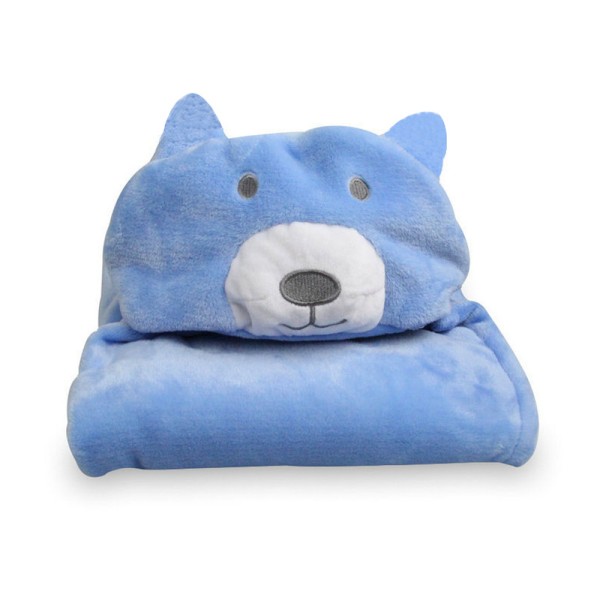 Κουβέρτα Fleece Με Κουκούλα (125x80) Morven Αρκουδάκι 2146
