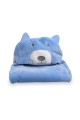Κουβέρτα Fleece Με Κουκούλα (125x80) Morven Αρκουδάκι 2146