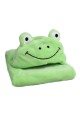 Κουβέρτα Fleece Με Κουκούλα (125x80) Morven Βατραχάκι 2148