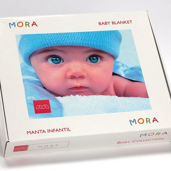 Κουβέρτα Βελουτέ Κούνιας 110x140 Morven Bubbles J61 14-Ροζ