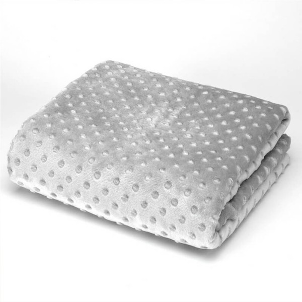 Κουβέρτα Βελουτέ Κούνιας 110x140 Morven Bubbles J61 46-Γκρι