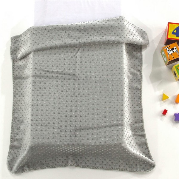 Κουβέρτα Βελουτέ Κούνιας 110x140 Morven Bubbles J61 46-Γκρι