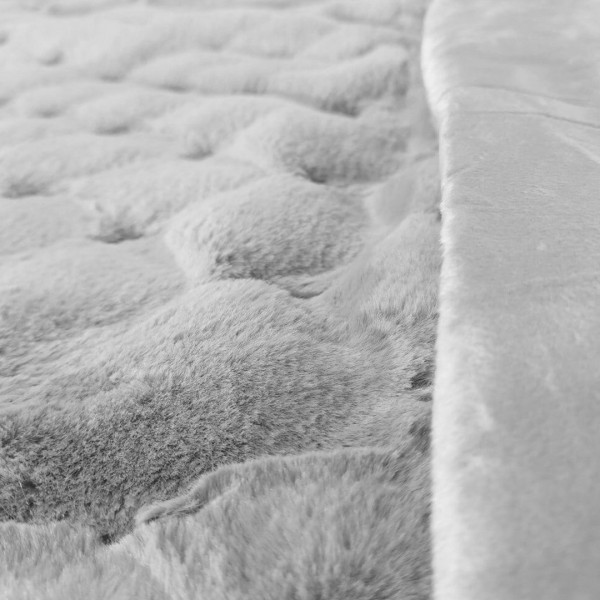 Κουβερτοπάπλωμα Γούνινο Υπέρδιπλο 220X240 Morven Lyon 1910 Γκρι