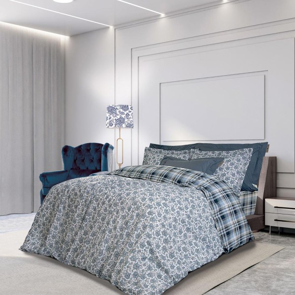 Παπλωματοθήκη Μονή (Σετ 160x240) Greenwich Polo Club 2118