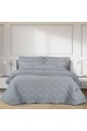 Κουβερλί Υπέρδιπλο (Σετ 220x240) Greenwich Polo Club 3D Solid 2163 Grey