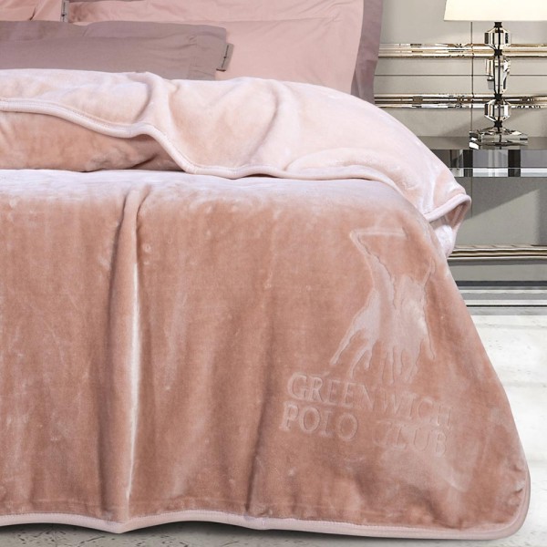 Κουβέρτα Βελουτέ Ημίδιπλη 160x240 Greenwich Polo Club Essential 2491