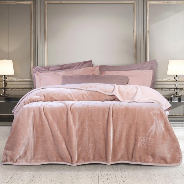 Κουβέρτα Βελουτέ Ημίδιπλη 160x240 Greenwich Polo Club Essential 2491