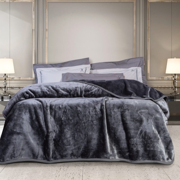 Κουβέρτα Βελουτέ Υπέρδιπλη 220x240 Greenwich Polo Club Essential 2493