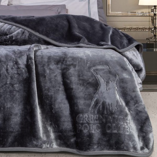 Κουβέρτα Βελουτέ Υπέρδιπλη 220x240 Greenwich Polo Club Essential 2493