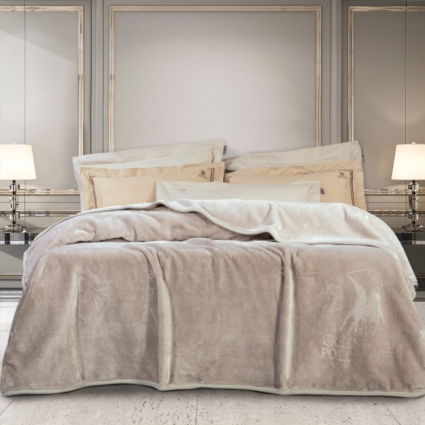 Κουβέρτα Βελουτέ Υπέρδιπλη 220x240 Greenwich Polo Club Essential 2494