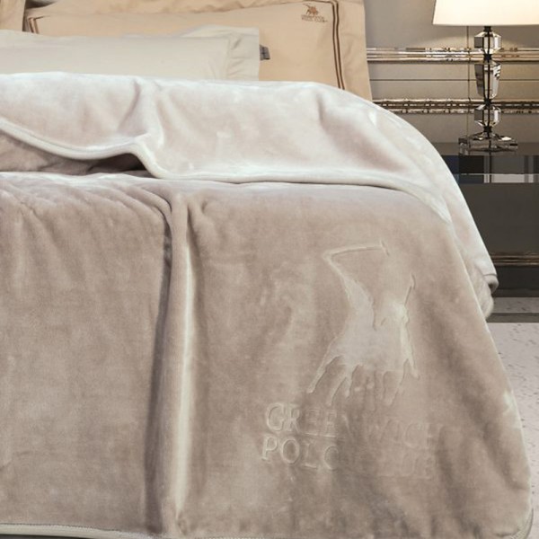 Κουβέρτα Βελουτέ Υπέρδιπλη 220x240 Greenwich Polo Club Essential 2494