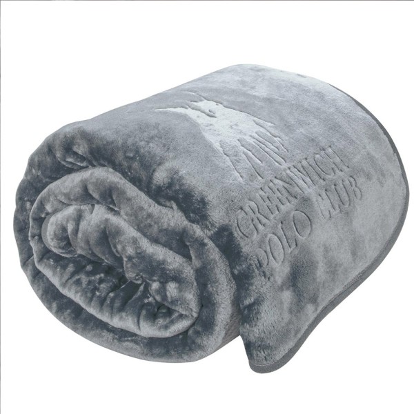 Κουβέρτα Βελουτέ Ημίδιπλη 160x240 Greenwich Polo Club Essential 2495