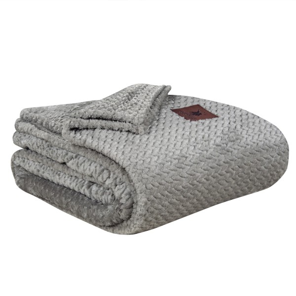Κουβέρτα Fleece Υπέρδιπλη (220x240) Greenwich Polo Club Essential 2496 Grey