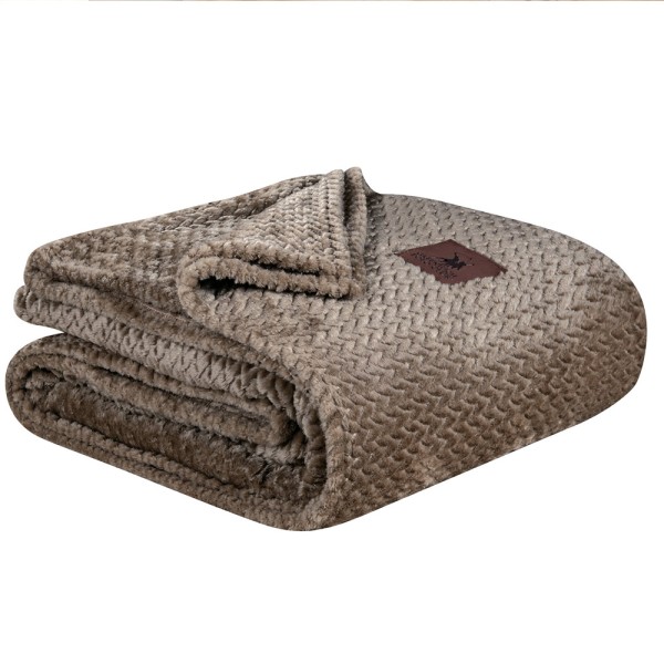 Κουβέρτα Fleece Υπέρδιπλη (220x240) Greenwich Polo Club Essential 2499 Beige