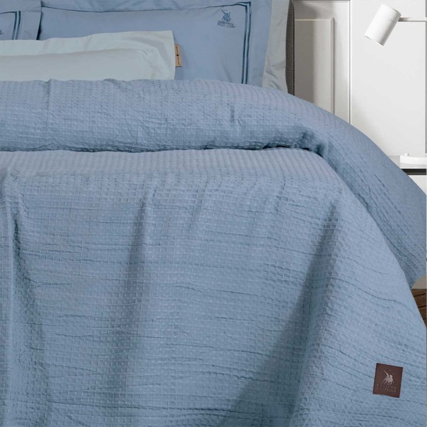 Κουβέρτα Πικέ Υπέρδιπλη (230x250) Greenwich Polo Club Solid 3400