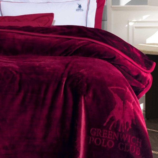 Κουβέρτα Βελουτέ Υπέρδιπλη 220x240 Greenwich Polo Club 3438