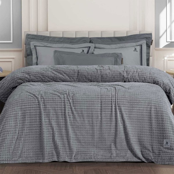 Κουβέρτα Fleece Υπέρδιπλη (220x240) Greenwich Polo Club Essential 3450