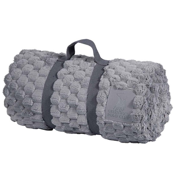 Κουβέρτα Καναπέ Fleece (130x170) Greenwich Polo Club Essential 3476 Grey