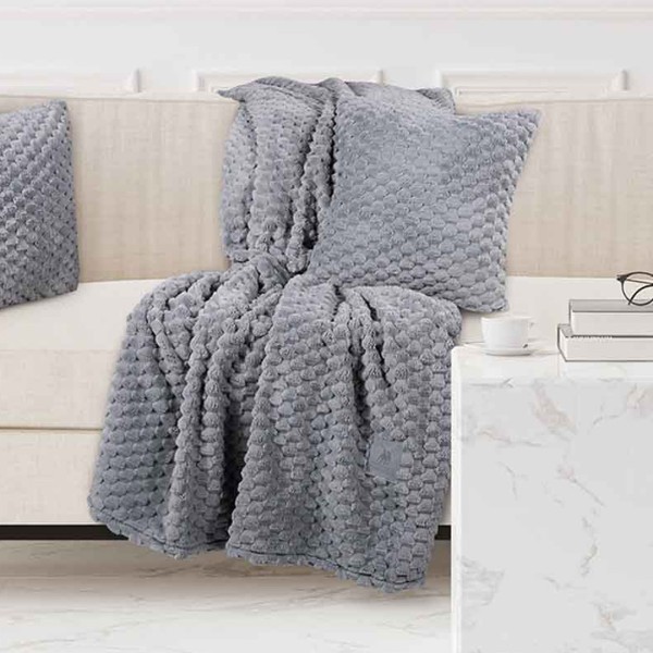 Κουβέρτα Καναπέ Fleece (130x170) Greenwich Polo Club Essential 3476 Grey