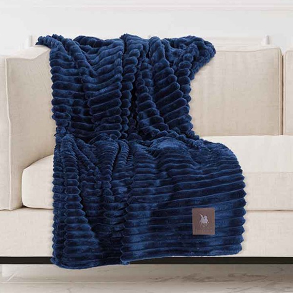 Κουβέρτα Καναπέ Fleece (130x170) Greenwich Polo Club Essential 3487 Blue