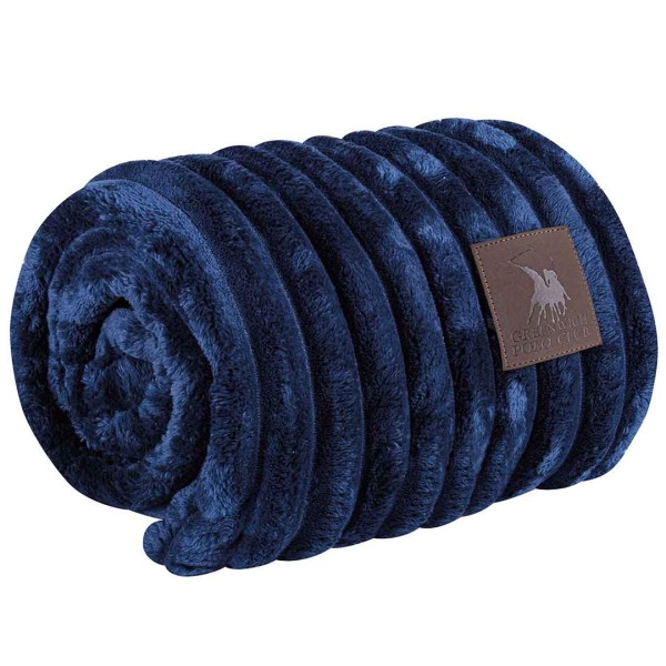 Κουβέρτα Καναπέ Fleece (130x170) Greenwich Polo Club Essential 3487 Blue