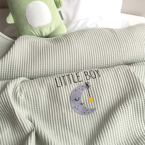 Κουβέρτα Πικέ Αγκαλιάς Palamaiki Sugar Mint