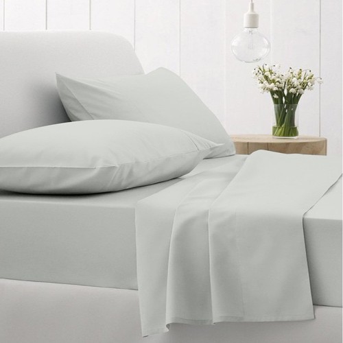 Σετ σεντόνια υπέρδιπλα Sunshine Cotton Feelings 106 Light Grey 235x270