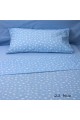 Σετ σεντόνια ημίδιπλα 165x270 Sunshine 22 blue